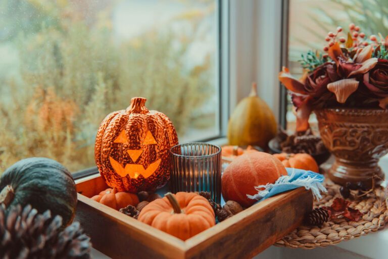 Herbstdeko Für Fenster - 8 Ideen Für Drinnen Und Draußen